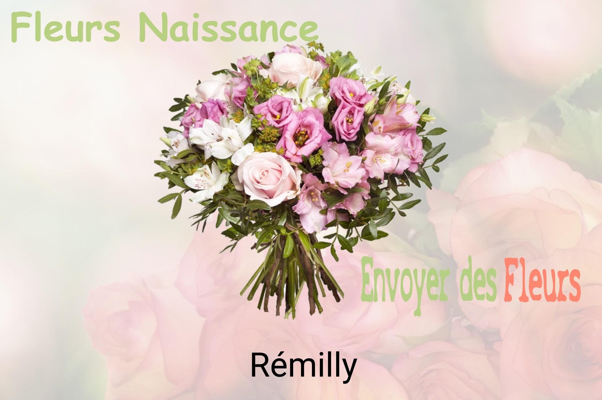 Bouquet de fleurs de naissance livré à Rémilly